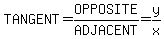 TANGENT=OPPOSITE%2FADJACENT=y%2Fx