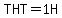 THT=1+H