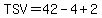 TSV+=+42-4%2B2