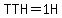 TTH=1+H