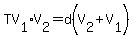TV%5B1%5DV%5B2%5D=d%28V%5B2%5D%2BV%5B1%5D%29