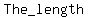 The_length