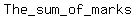 The_sum_of_marks