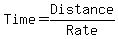 Time+=+Distance%2FRate