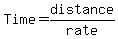 Time+=+distance%2Frate