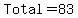 Total+=+83