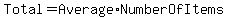 Total+=+Average%2ANumberOfItems