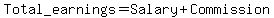 Total_earnings=Salary+%2B+Commission