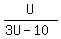 U%2F%283U-10%29
