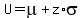 U=mu%2Bz%2Asigma