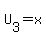 U%5B3%5D=x
