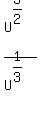 U%5E%283%2F2%29%2FU%5E%281%2F3%29