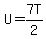 U+=+7T%2F2
