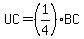 UC=%281%2F4%29BC