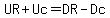 UR%2BUc=DR-Dc