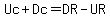 Uc%2BDc=DR-UR