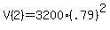 V%282%29+=+3200%28.79%29%5E2