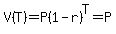 V%28T%29+=+P%281+-+r%29%5ET+=+P