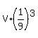V%2A%281%2F9%29%5E3