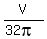 V%2F%2832pi%29