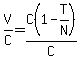 V%2FC=C%281-T%2FN%29%2FC