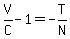 V%2FC-1=-T%2FN