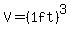 V=%281ft%29%5E3