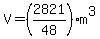 V=%282821%2F48%29+m%5E3