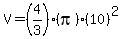 V=%284%2F3%29%28pi%29%2810%29%5E2