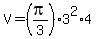 V=%28pi%2F3%293%5E2%2A4