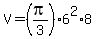 V=%28pi%2F3%296%5E2%2A8