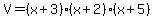 V=%28x%2B3%29%28x%2B2%29%28x%2B5%29