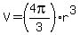 V=+%284pi%2F3%29r%5E3
