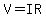 V=+IR
