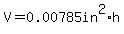 V=0.00785in%5E2%2Ah