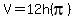 V=12h%28pi%29
