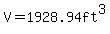 V=1928.94ft%5E3