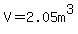 V=2.05m%5E3