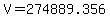 V=274889.356