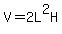 V=2L%5E2H