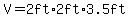 V=2ft%2A2ft%2A3.5ft