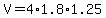 V=4%2A1.8%2A1.25