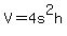 V=4s%5E2h