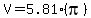 V=5.81%28pi%29