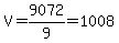 V=9072%2F9=1008