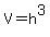 V=h%5E3