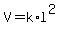 V=k%2Al%5E2