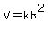 V=kR%5E2