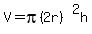 V=pi%282r%29%5E2h