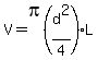 V=pi%28d%5E2%2F4%29L